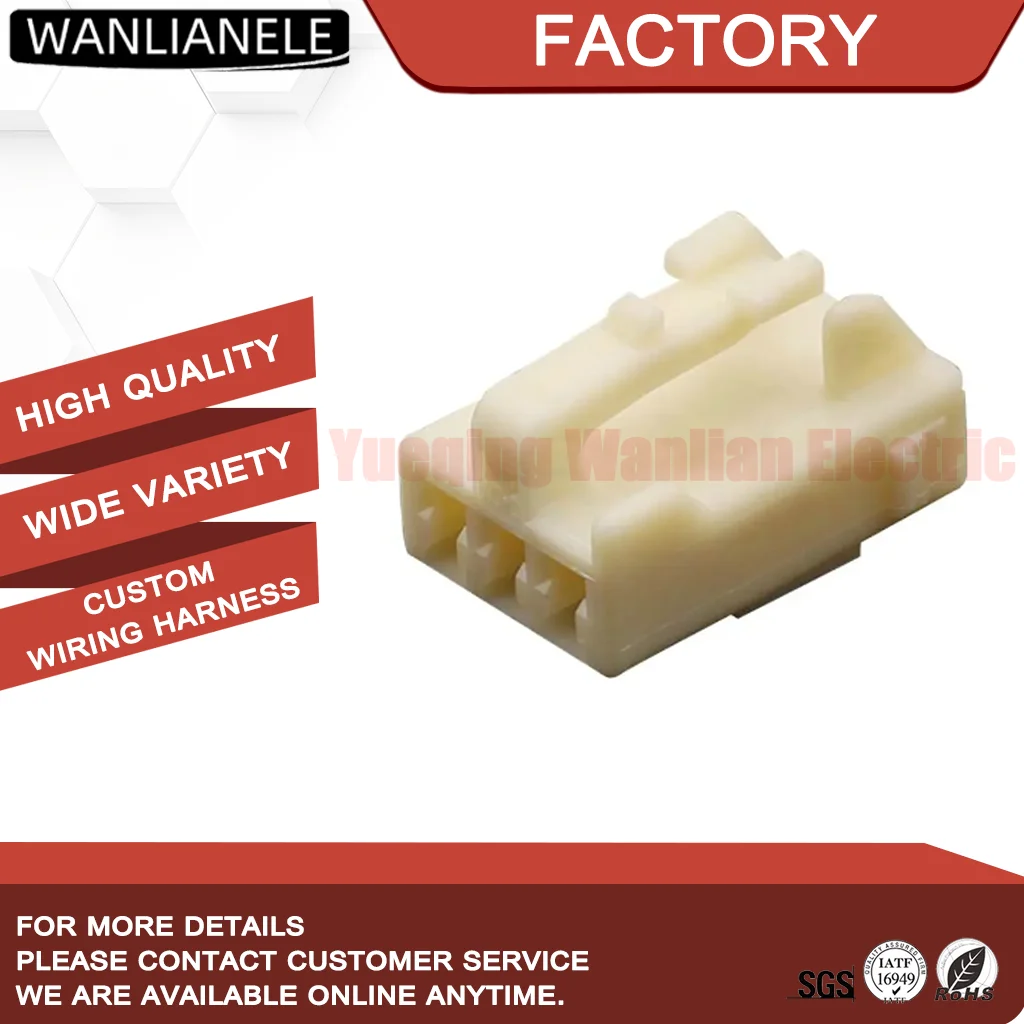 50 Sets Replacement for Yazaki 7283-1138 3 Pin Female Connector 2.3II(090II) 2.3mm 4mm Pitch 10A Unsealed Natural HPA