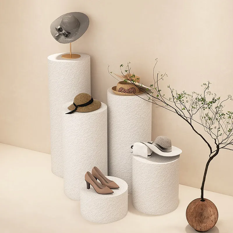 Floor display stand, clothing store, model window base, custom jewelry ornament display table, diatom mud pattern height enhance
