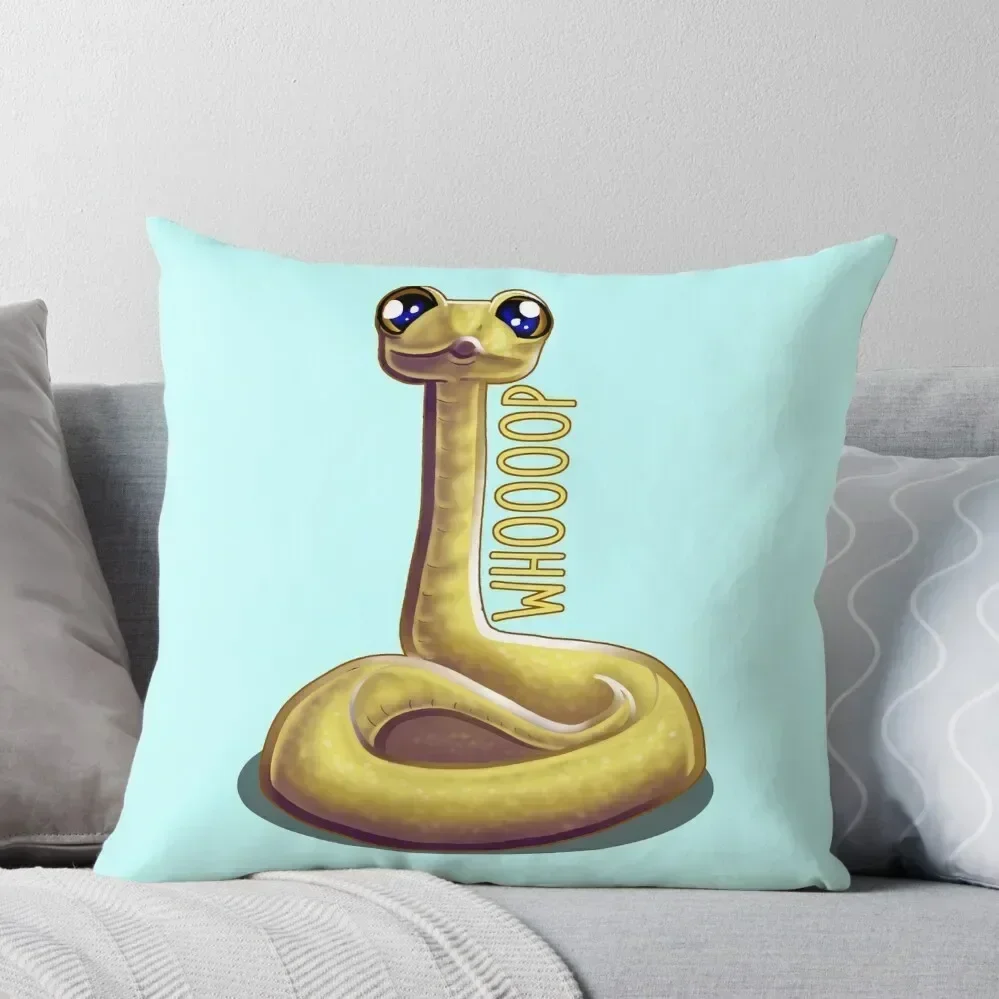

Whooping Snake Throw Pillow Sofa Cushions Covers bed pillows anime girl pillow cover christmas pillow