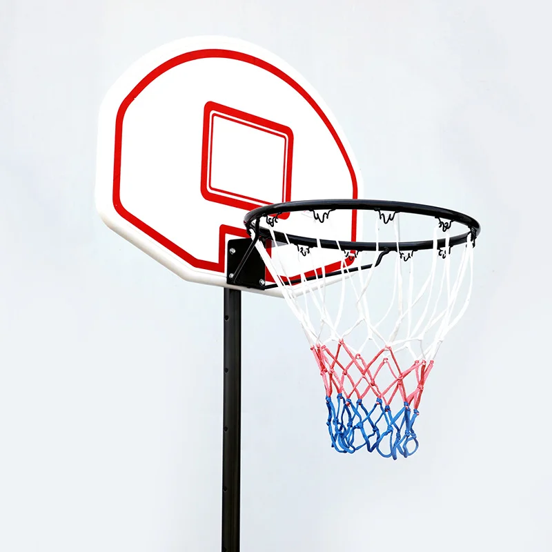 屋内および屋外で使用できる、可動式で調整可能な、大人と青少年向けのポータブルバスケットボールスタンド。屋外での使用に適しています。