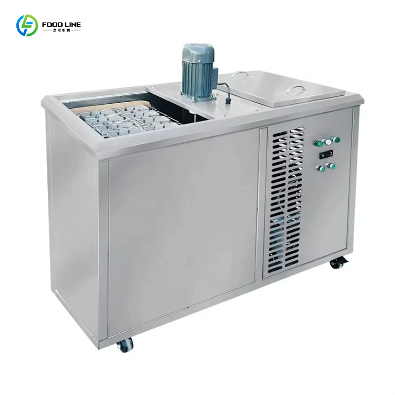 Commercial Ice Block Maker 0.3-10 Tons Per Day, Automatic Production Machine for Fish Market Cold Storage Use