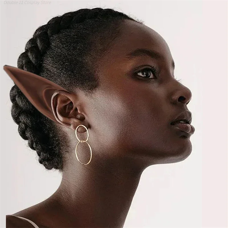 New 2025 Fairy Angel Cosplay Elf Ears Kids Adult Unisex Spirit Pointed Ears Prop Costume Accessories Halloween Carnival Props