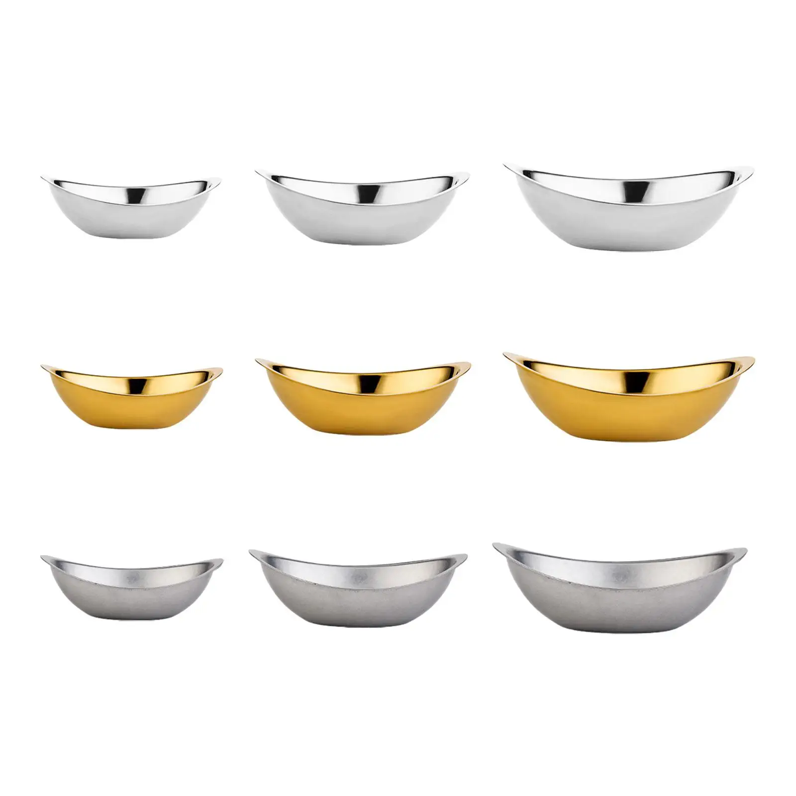 

Stainless Steel Salad Bowl Modern Fruit Bowl Salad Serving Bowl Snack Bowl for Dessert Small Portions Nuts Ice Cream Restaurant
