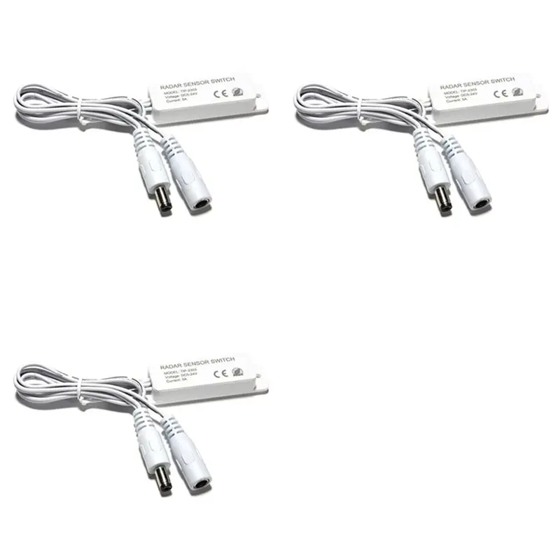 

ABMF-3X DC 5-24V 5.8G Микроволновый радарный датчик-контроллер, индукционный выключатель для датчиков движения человека, для светодиодных монохромных лент с регулировкой PWM