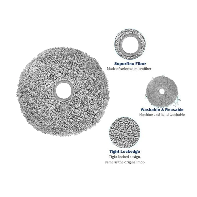 AC39-Per Dreame Mova P50 Pro Ultra/ P10 Pro Ultra/ P10 Ultra Parti di ricambio Spazzola laterale principale Filtro Hepa Mop Sacchetto per la polvere in tessuto