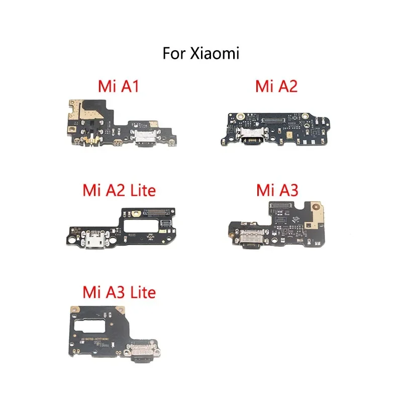 

USB-порт для зарядки док-станции, разъем, разъем, гибкий кабель для Xiaomi Mi A1 A2 Lite A3, модуль зарядной платы