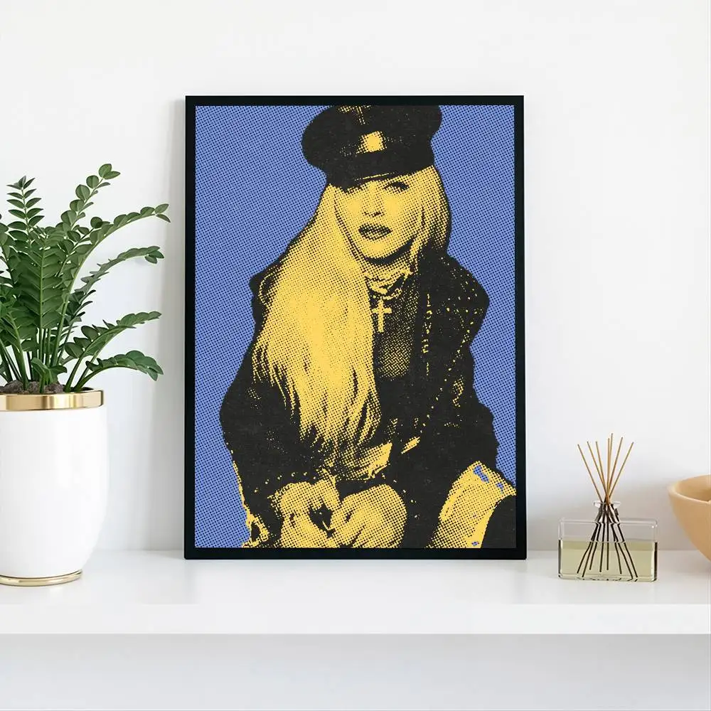 M-Madonna Confessions I Feel So Free Poster High Quality Dorm Living Room Aesthetic Wall Decoration Painting Stickers Gift