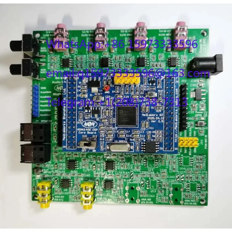 ADAU1452/1466 Development Kit and Evaluation Board for Audio Digital Signal Processor Programming Projects