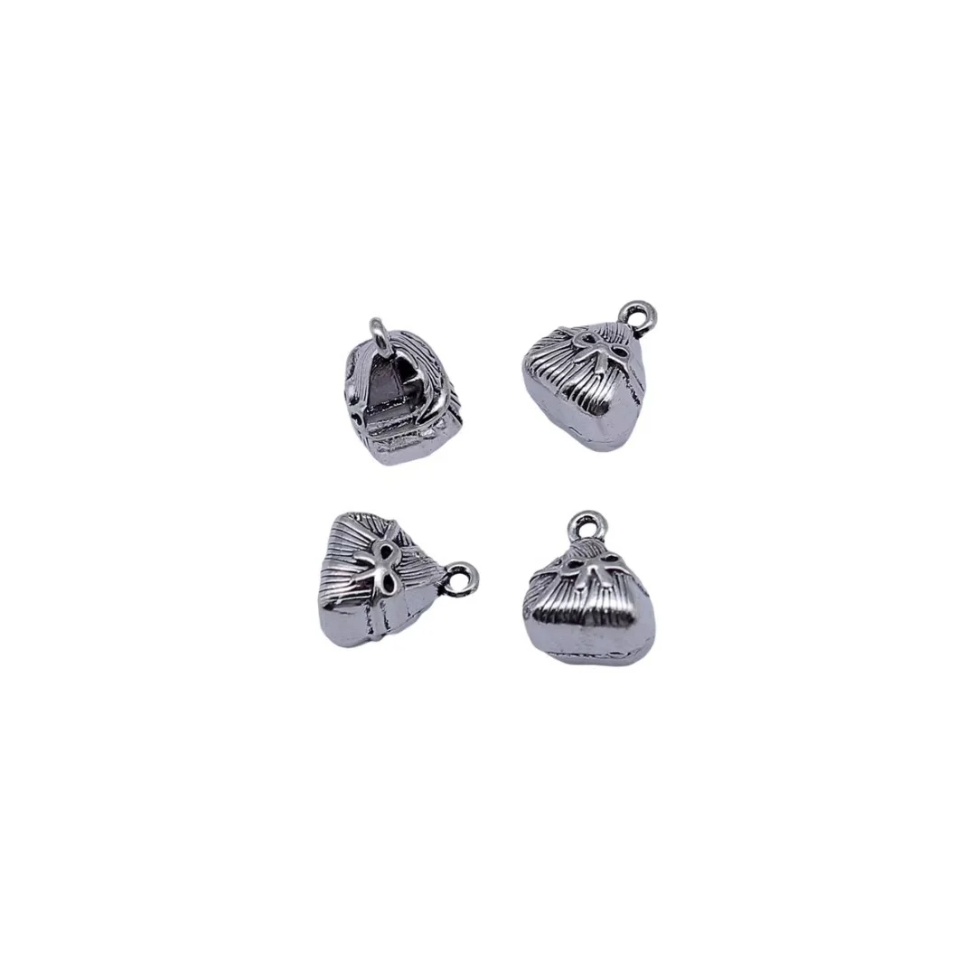 20pcs 10x8.6x7.3mm Zinc alloy metal tibetan silver plated charm T1400 for jewelry making