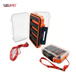 Sided Fishing Tackle Fly Box Fishing Accessories Tool Storage Box Double Layer Carp For Fishing Goods Hooks Lure Boxes