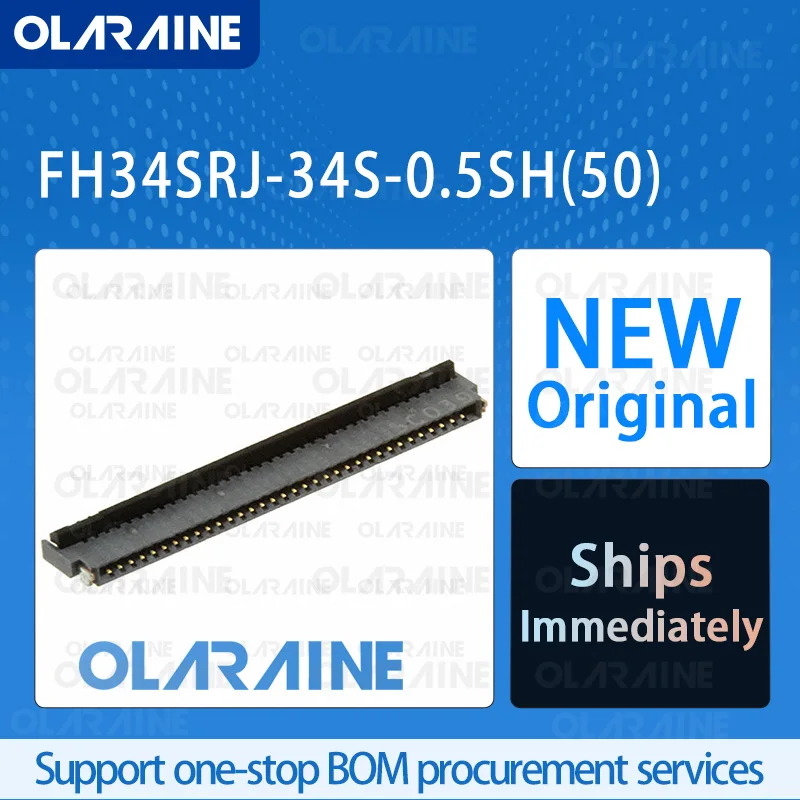 

20/50/100Pcs FH34SRJ-34S-0.5SH(50) 100% brand new and original IC chip FFC & FPC connectors 34 Position 500 mA