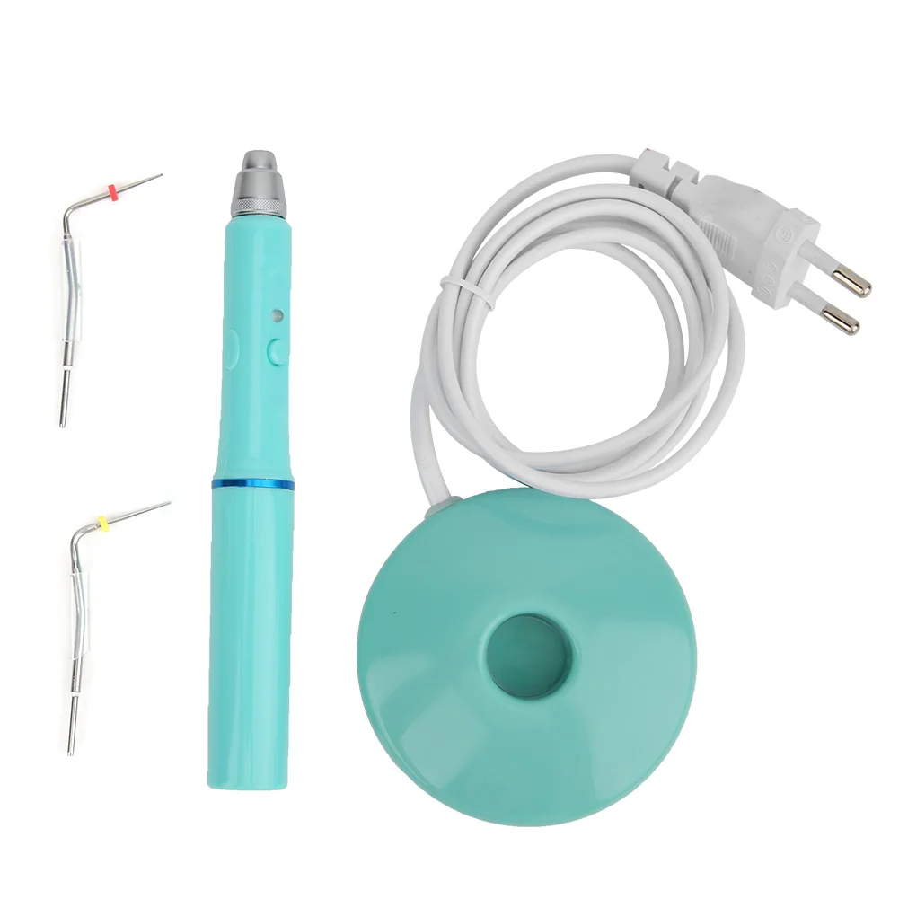 Sistema de obturación Dental inalámbrico, pluma calentada, obturación de raíz endodóntica, gutapercha inalámbrica, llenado de Canal de dientes + 2 puntas