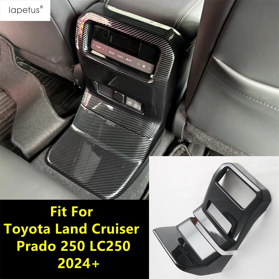 

Rear Armrest Box Air AC Vent Outlet Decorative Frame Cover Trim For Toyota Land Cruiser Prado 250 LC250 2024 2025 Accessories