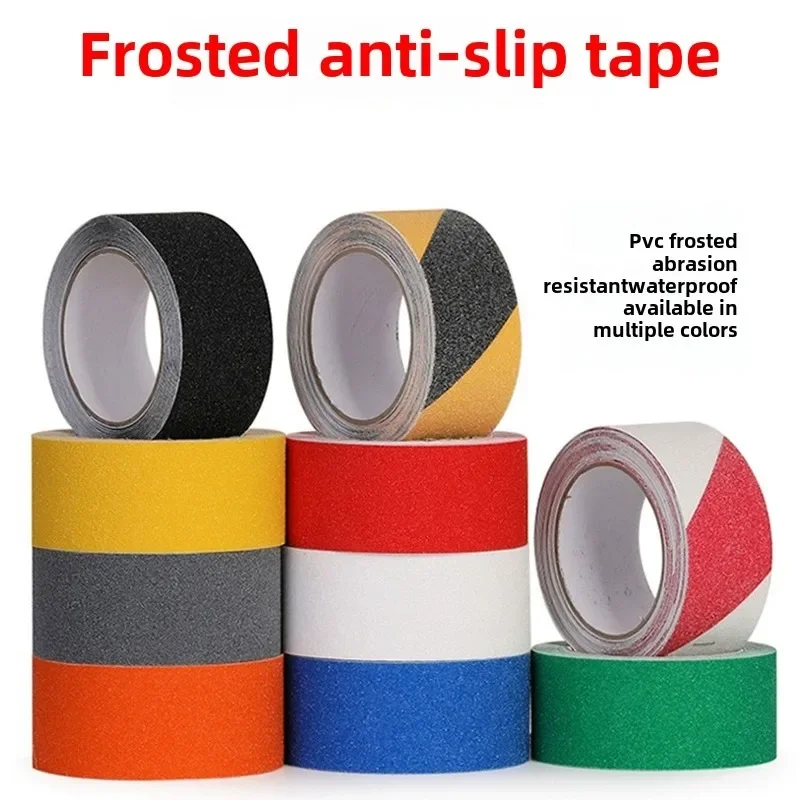 1PC Frosted Anti Slip Tape, Staircase Step Diamond Anti Slip Tape, Bathroom Floor Waterproof Anti Slip Warning Tape