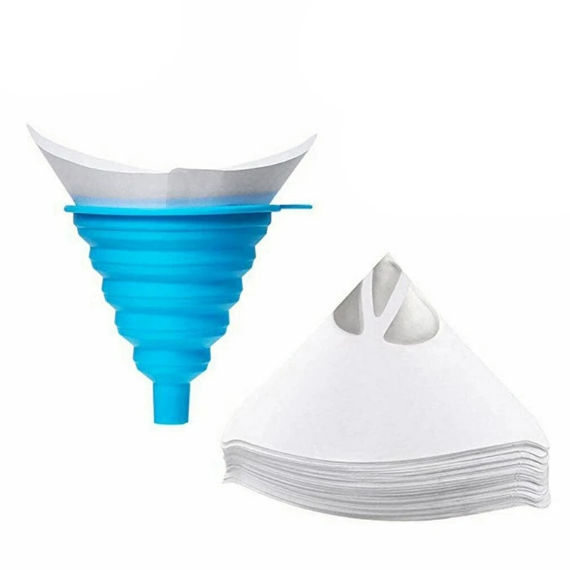 101 Pcs Paint Filter Funnel Disposable Paint Filte Funnels Paper Purifying Straining Cup