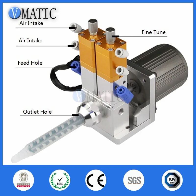 Imagem -02 - Líquido Dois Componentes de Mistura Cola ab Válvula com Máquina Elétrica 25w 2023 Novo