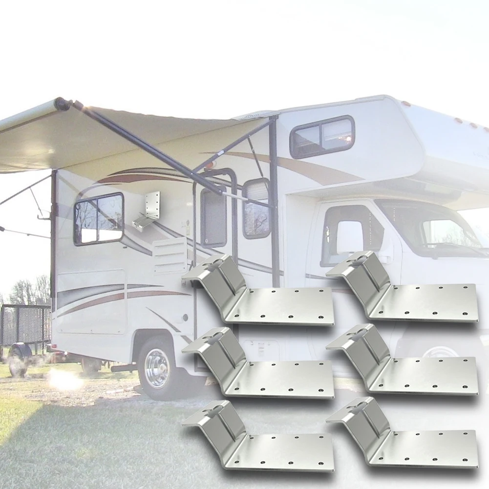 6 Pcs Mailbox T-Post Mounting Bracket 3 Inch 6Pcs T Post Bracket Target Mount for Birdhouses Fences Installation Mailbox Signs