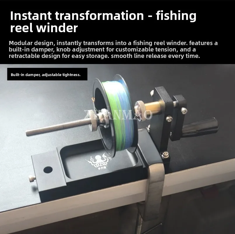 Wire Bending Disc Wire Loop Maker Coil Winding Tool Damper Fly Tying Vise Micro Spinning Lure Fishing Tackle