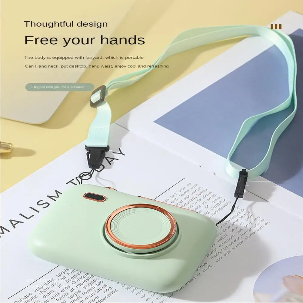 Blaneless Fan Portable Lanyard Mini Lanyard Travel Handheld Simple Fan Small Fan Usb Charging Convenient Cooling Parts