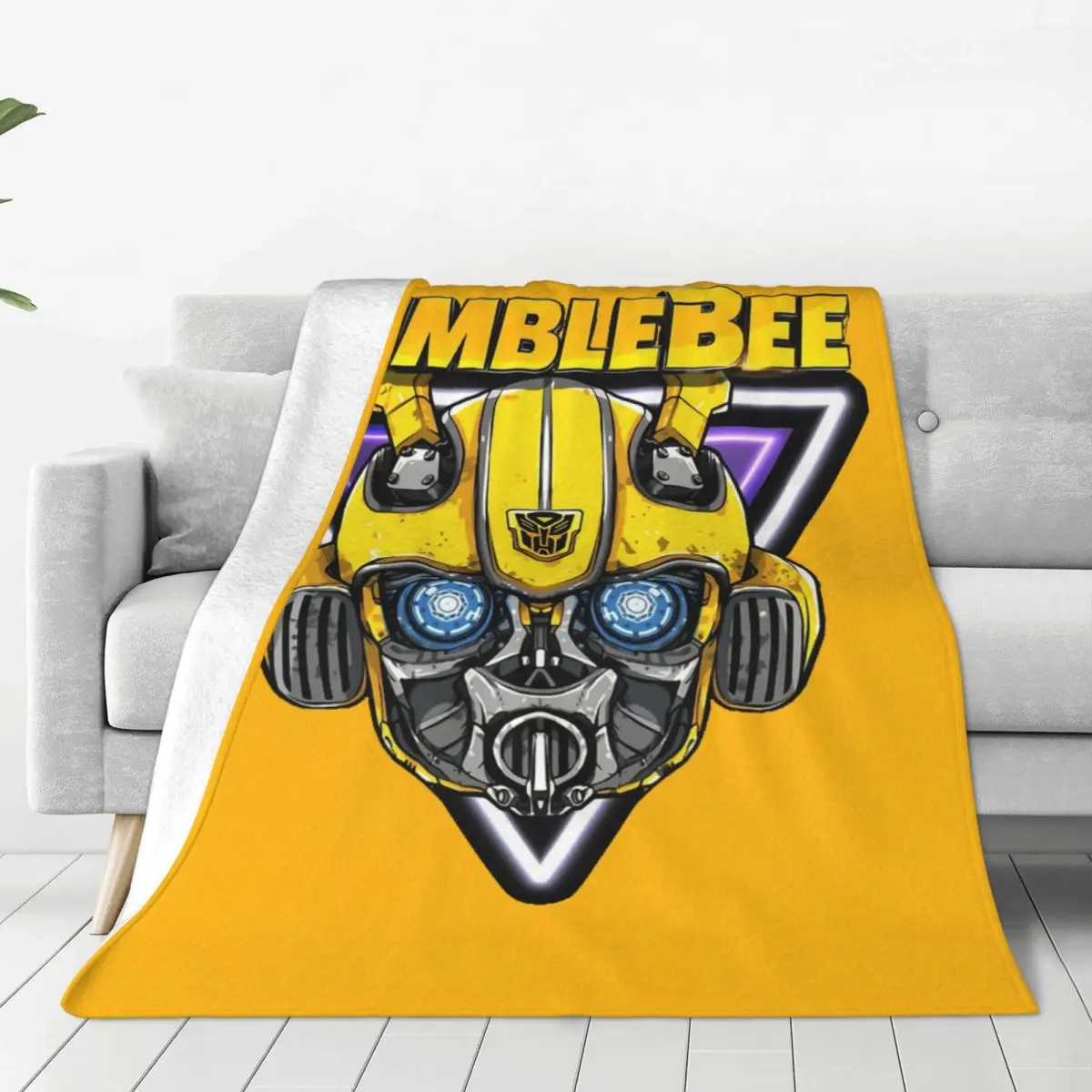 Transformers Bumblebee The GuardianBest Accessori Coperta Coperta leggera in velluto sottile Comoda trapunta sottile in peluche