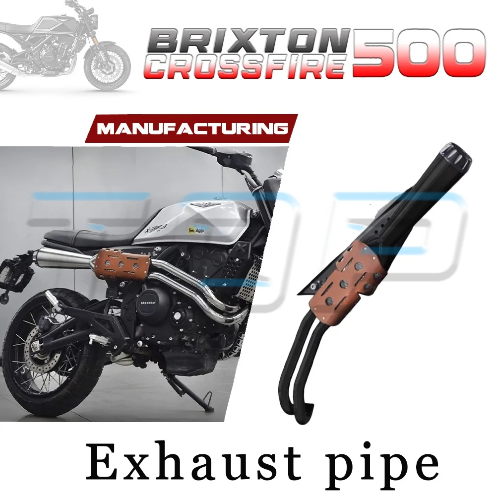 

For BRIXTON CROSSFIRE 500 500 gk GK500 500gk gk500 gk 500 modified with high-mounted exhaust pipe