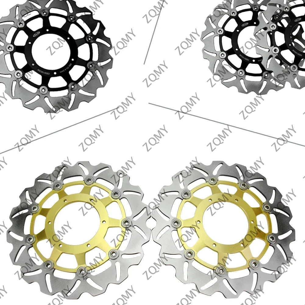 2 قطعة قرص فرامل أمامي الدوارات ل قرص الفرامل لهوندا CBR600F 2001-2007 /CBR600F SPORT 2001-2002 /CB900F الدبور 2002-2006