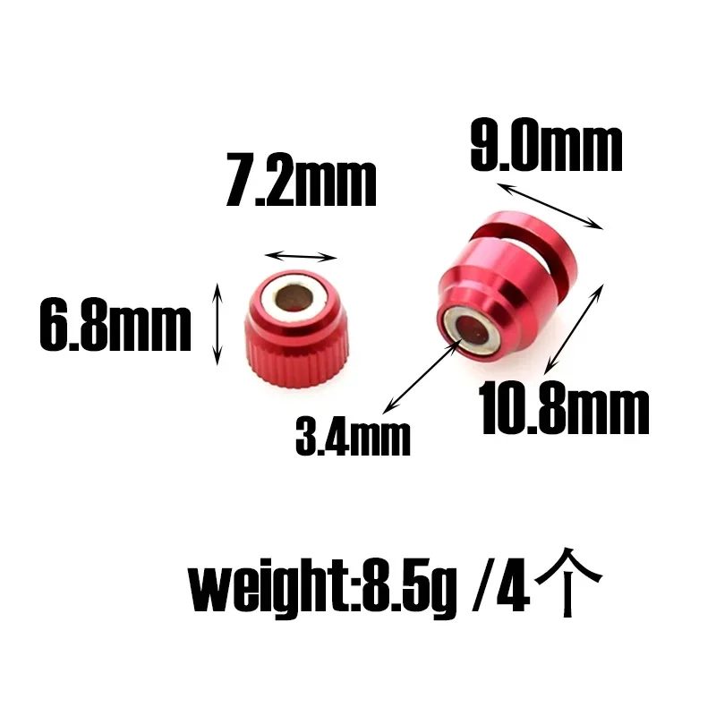 4pcs RC Car Metal 4-6mm Shell Column Body Precise Open Hole Locator for Axial Traxxas HSP HPI Tamiya Drift Sakura Redcat DIY