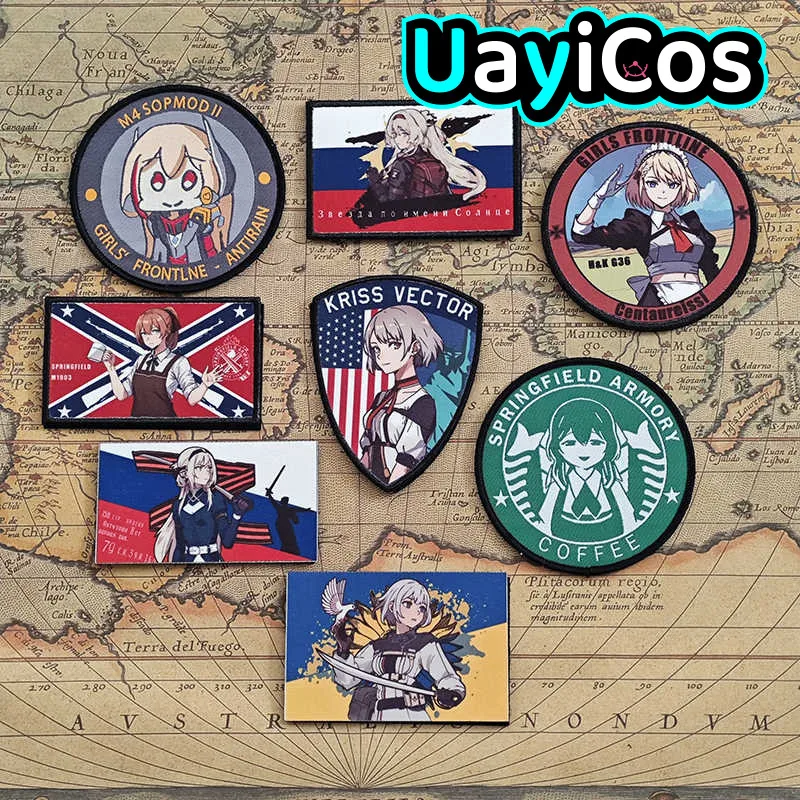 Girls' Frontline AN94 Morale Chapter Anime War Patch Badge Armband Button Brooch Pins Game Accessories  Anime Figure Toy  Kids