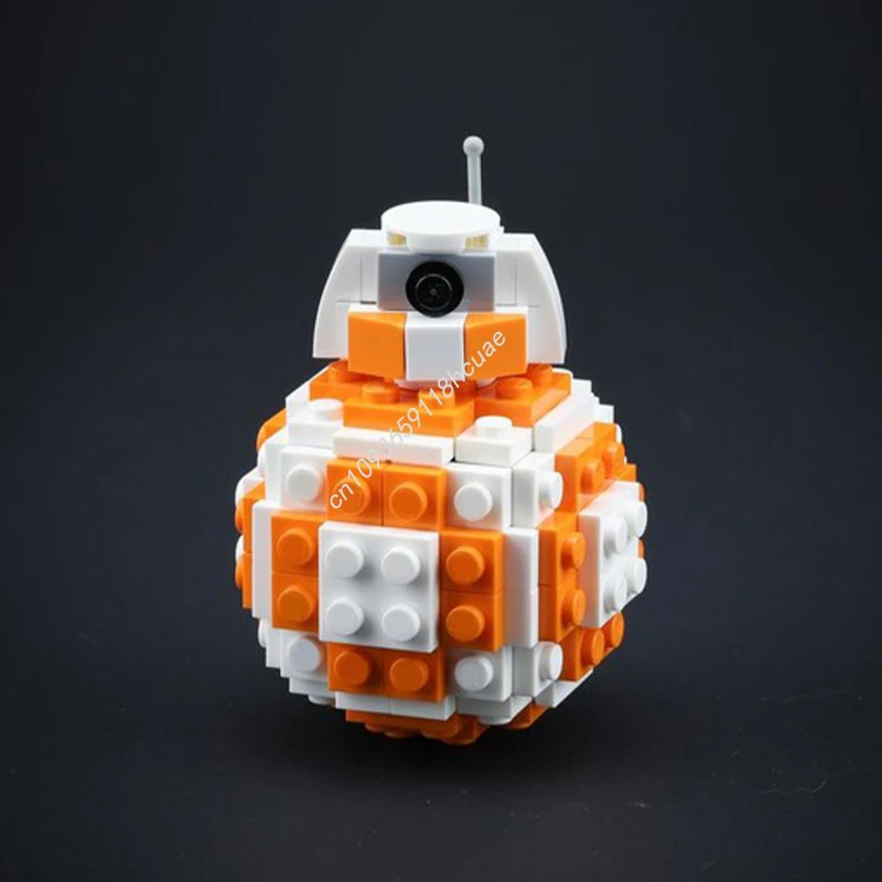 

104pcs MOC BB 8 Star Battle Building Blocks Solve the problem up creativity teenager Adult collector Christmas toy Gift