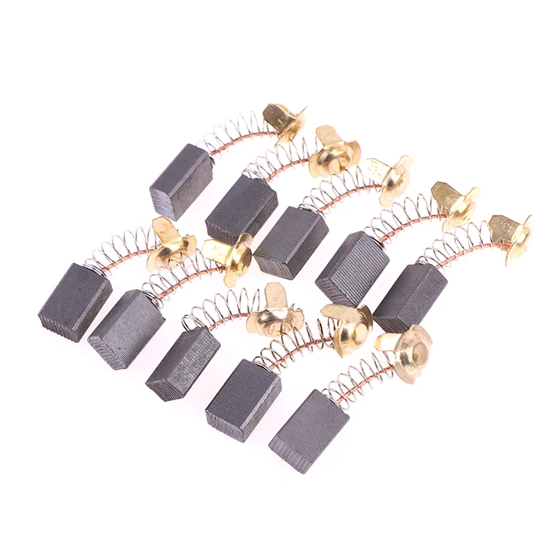【LM】10Pcs Angle Grinder Carbon Brushes 7*11*17mm Power Tool Motors Spare Parts Mini Drill Accessories