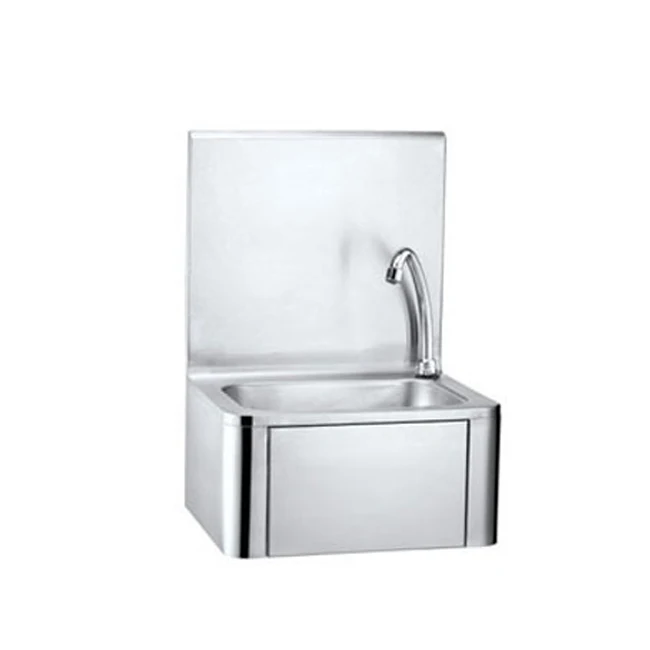 

индивидуальная раковина из нержавеющей стали с коленным управлением