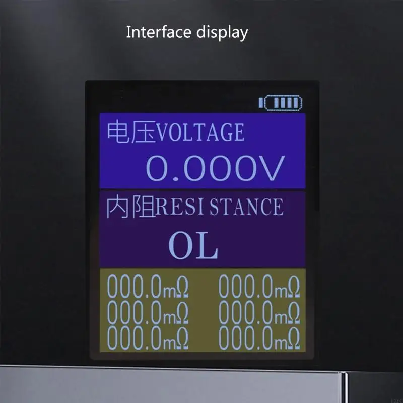 HX6C Обновление цифрового измерителя OHM с помощью клипа Кельвина Регулируемые напряжения измерение Высокая точность напряжения