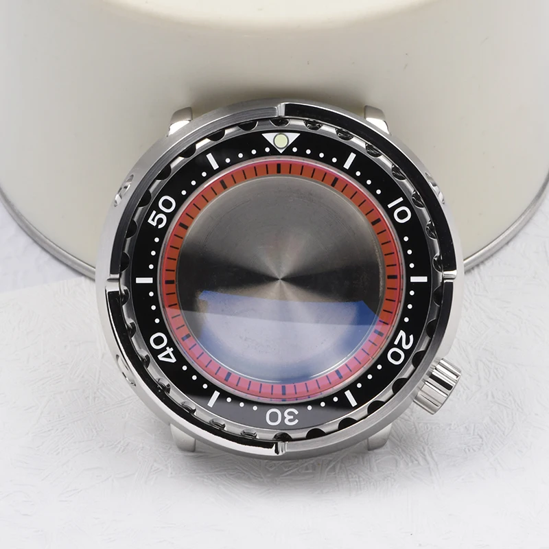 

Корпус для часов Tuna Can Watch из нержавеющей стали 316L с сапфировым стеклом и люминесцентным покрытием C3 для автоматических механизмов NH35/NH36.