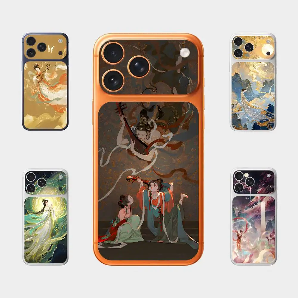 

Goddess Girl For iPhone 17 Pro Max Full Back Cover Decal Wrap Skin Rear Protective Sticker Film