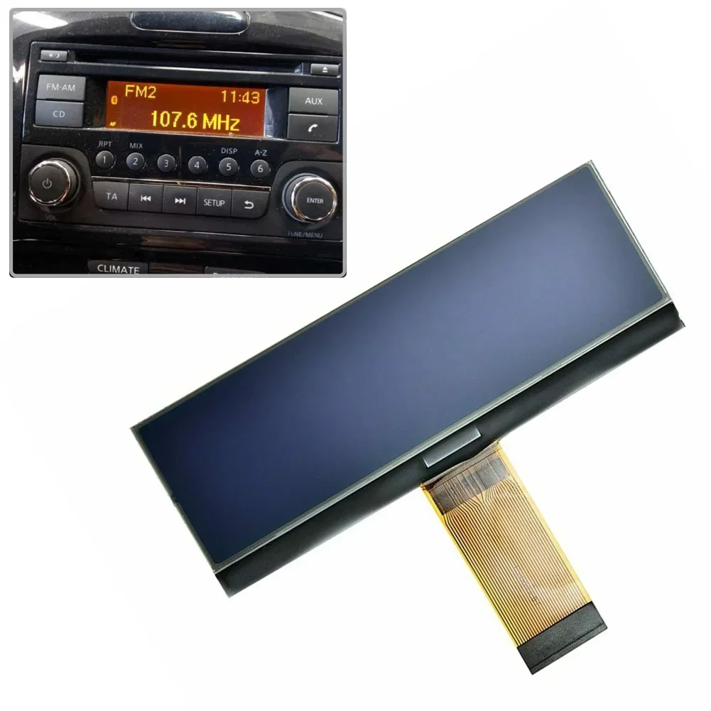 1pc Radio Stereo wyświetlacz samochodowy LCD pasuje do Renault Duster Captur Logan puls Symbol 3rd-gen akcesoria