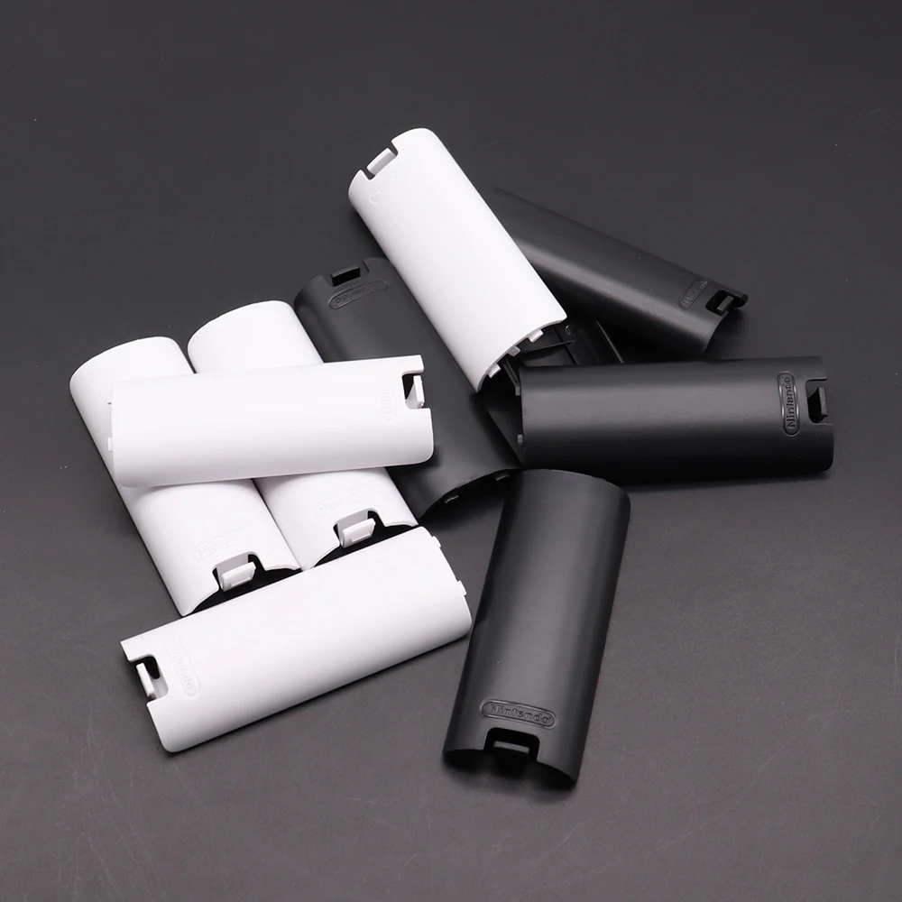 5/10/20 piezas para Nintendo Wii mando a distancia reemplazo de la cubierta de la batería para la puerta trasera derecha