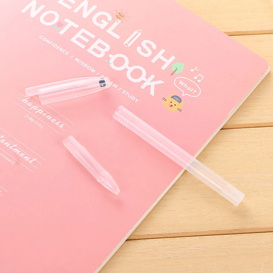 20Pcs/Lot (No ink)New Gel Pen Shell Casing Transparent Ballpoint Pen Cap Minimalist Cheapest Pen Shell Cover