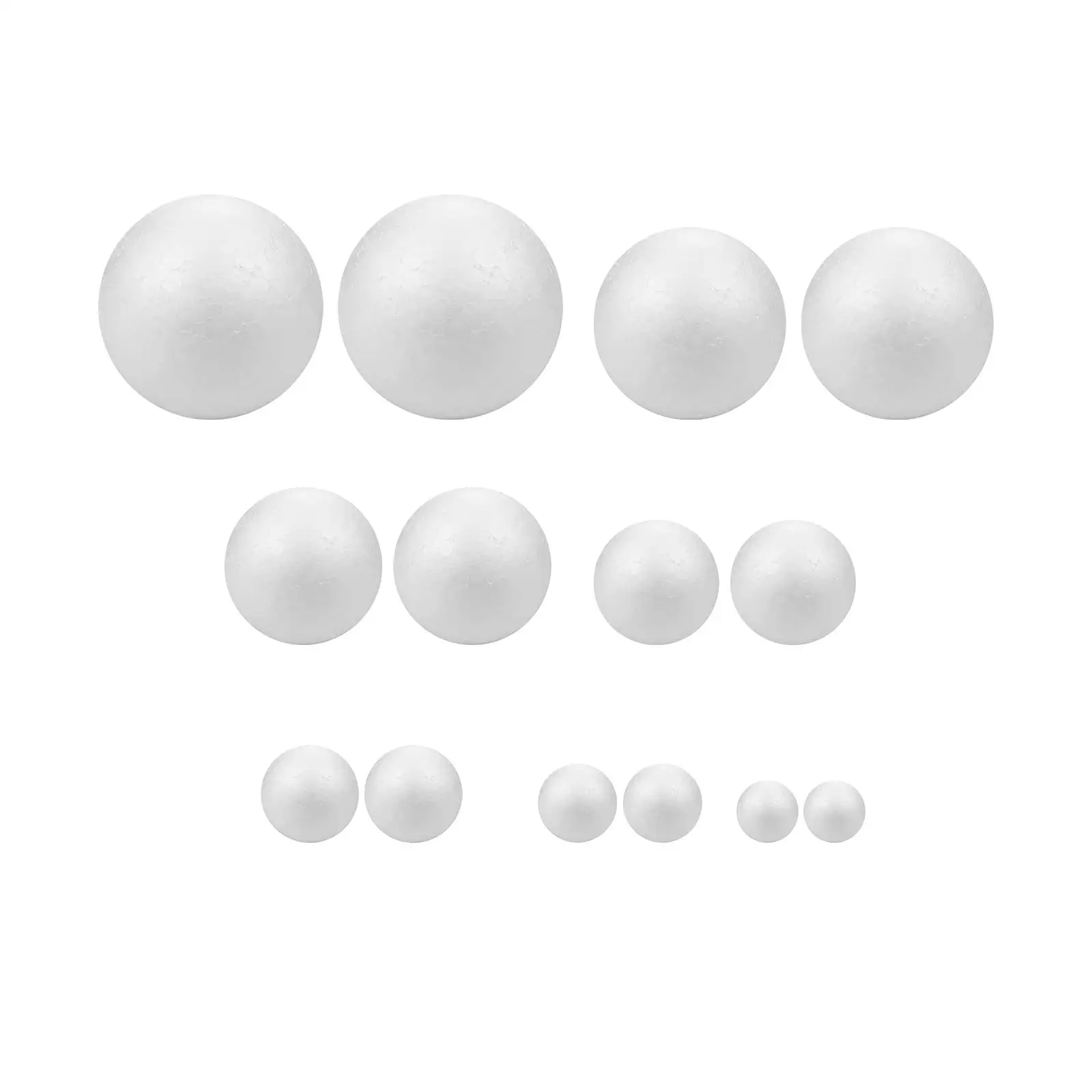 

14Pcs Foam Balls Polystyrene Craft Balls for Party Modeling Science Projects