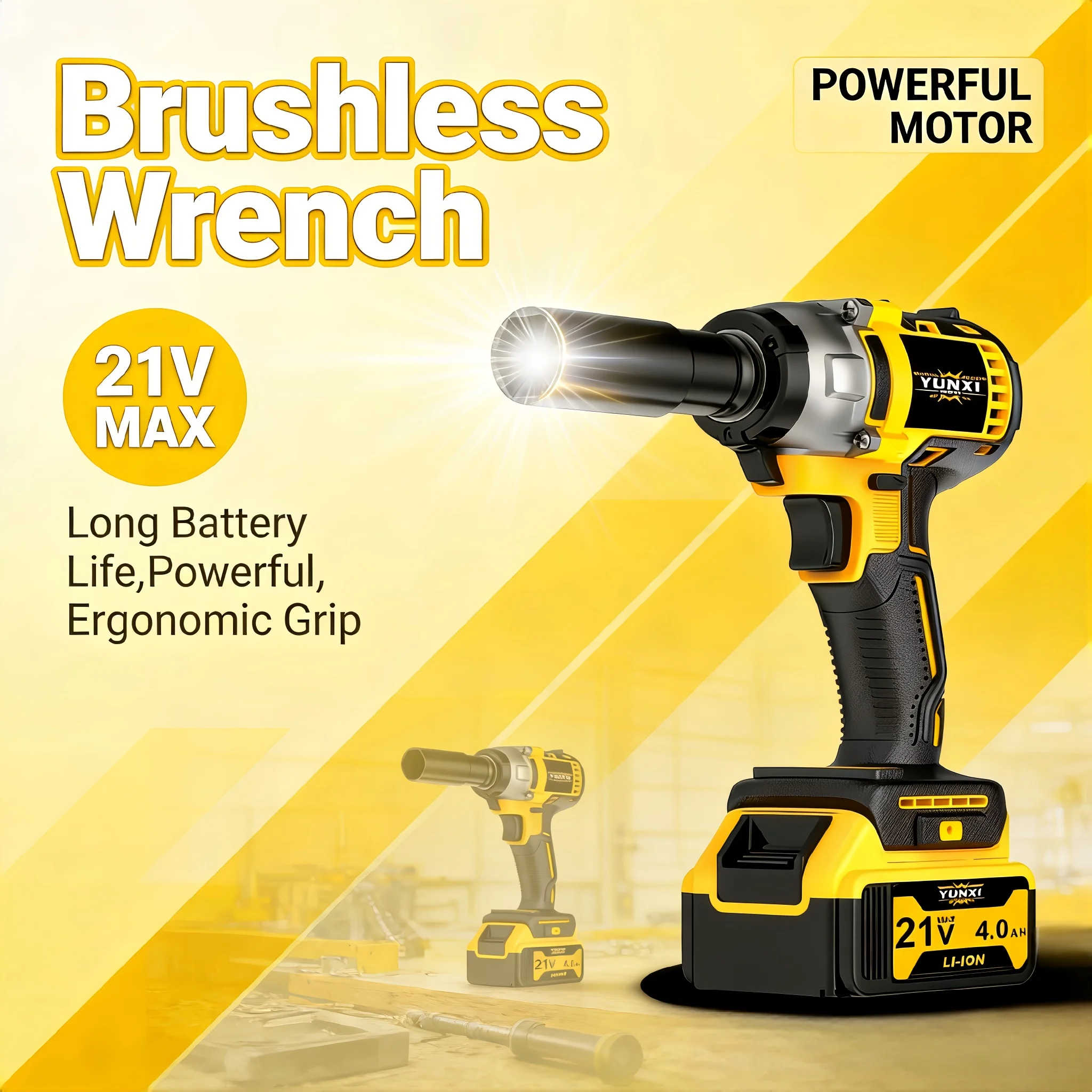

Men's Gift - Impact Wrench, High Power Impact Gun Special Tool, Non Impact Medium Sized Impact Driver, Electric Impact Wrench - Suitable for Car and Home Use, Father's Day Gift, Car Repair, Professional Mechanic, Compact Design, Hand Tools