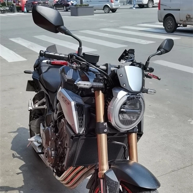 لهوندا cb650r 2019 2020 2021 2022 CB 650R الألومنيوم دراجة نارية Accessori الزجاج الأمامي قناع الرياح شاشة منحرف عدة #3