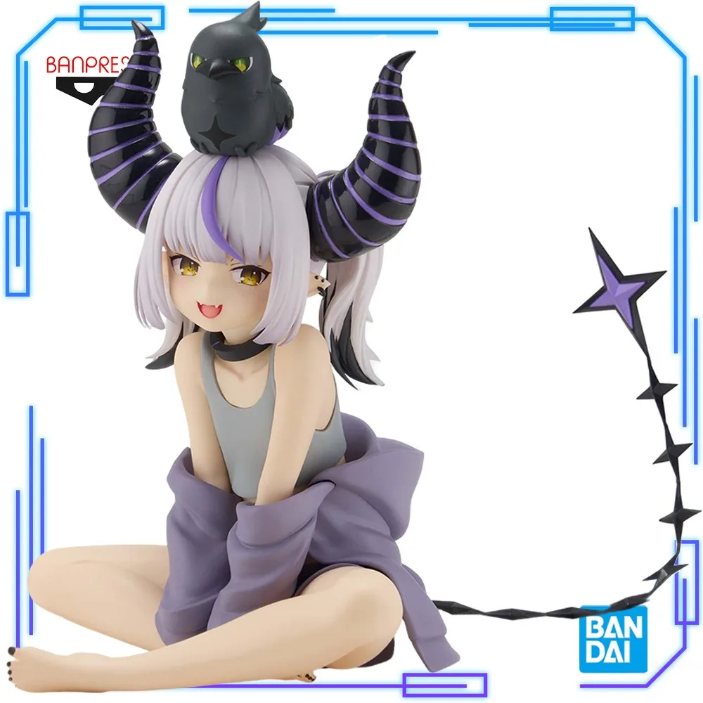 

В наличии Bandai Original Genuine Banpresto Virtual Idol Hololive Karasu La+ Darknesss Relax Time 14 см Модель игрушки Фигурка Рождественский подарок