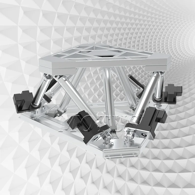 맞춤형 2000kg 6자유도 모션 플랫폼 비행 시뮬레이터 VR 레이싱용