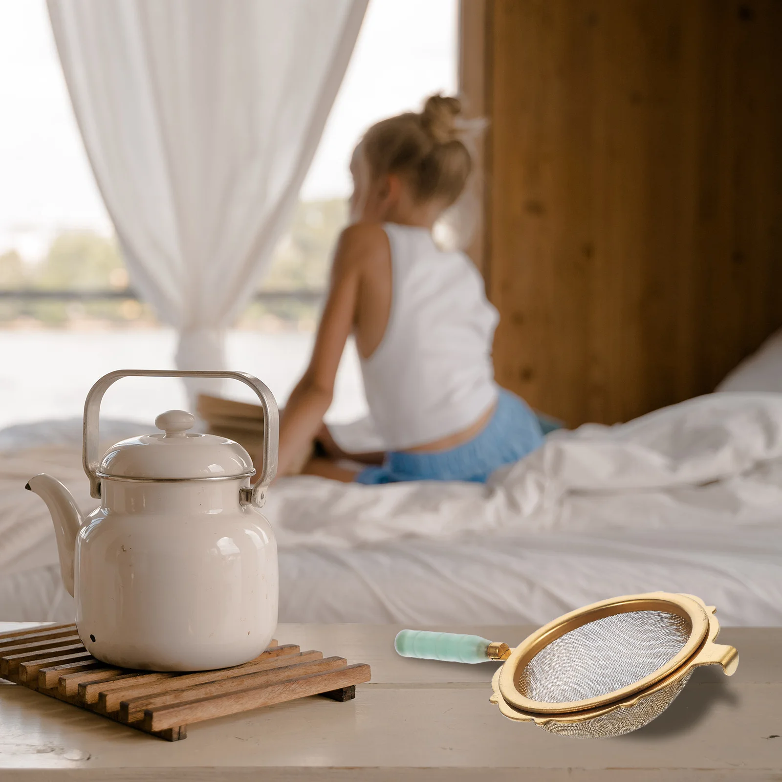 

Набор ситечек для чая, мелкосетчатый фильтр из нержавеющей стали для листового чая, черный улун, зеленый ромашка, без ситечка для заваривания