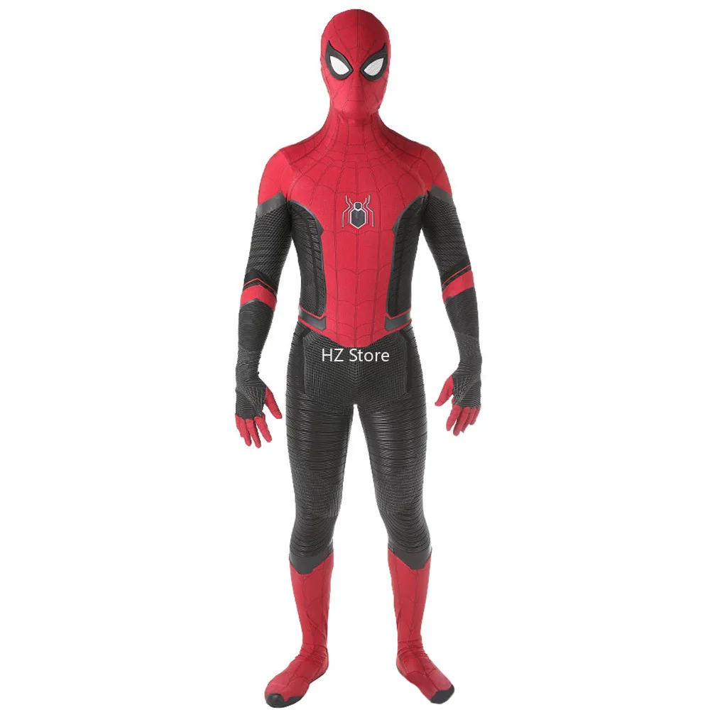 スパイダーマンスーツ 大人のためのマーベルスパイダーマン圧縮生地ボディスーツ