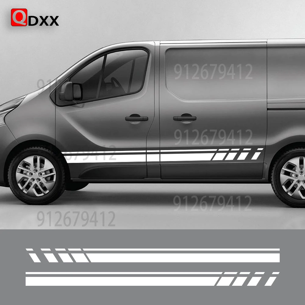 

Автомобильные наклейки для Renault Trafic Vauxhall Opel Vivaro Nissan NV300 Fiat Talento Camper Van Motorhome виниловая наклейка 2 шт. аксессуары