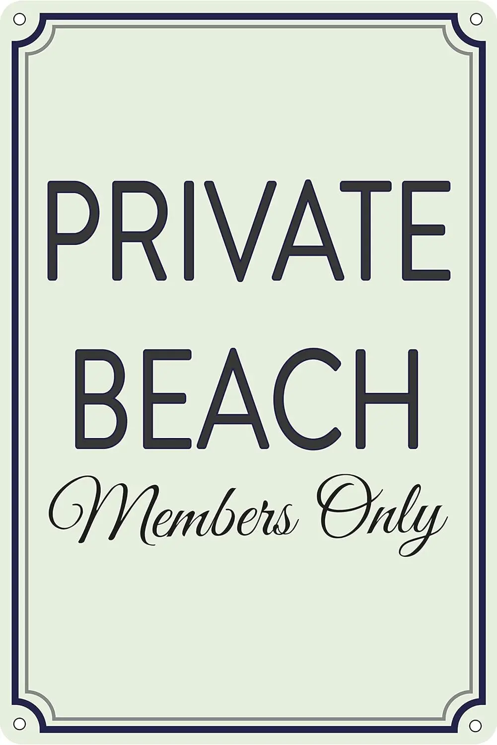 Private Beach Members Only 12