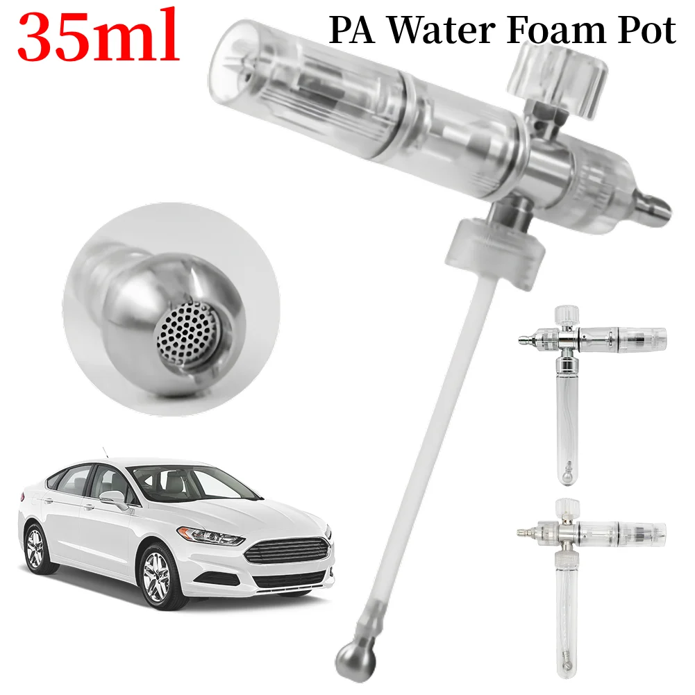 

Пистолет для мойки высокого давления на 35 мл с быстроразъемным разъемом 1/4 дюйма, распылитель пены для мойки автомобилей, регулируемый распылитель пены для чистки автомобилей, внедорожников