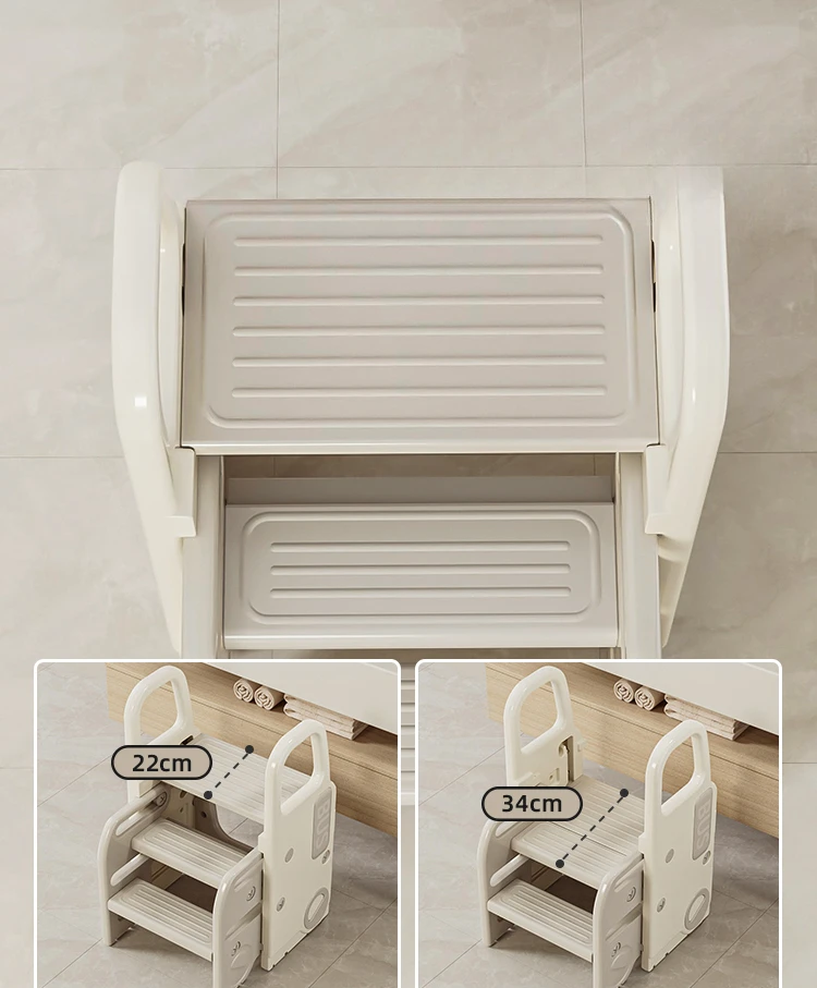 Baby wash hands step stool children wash foldable step foot toilet wash face armrest increased height