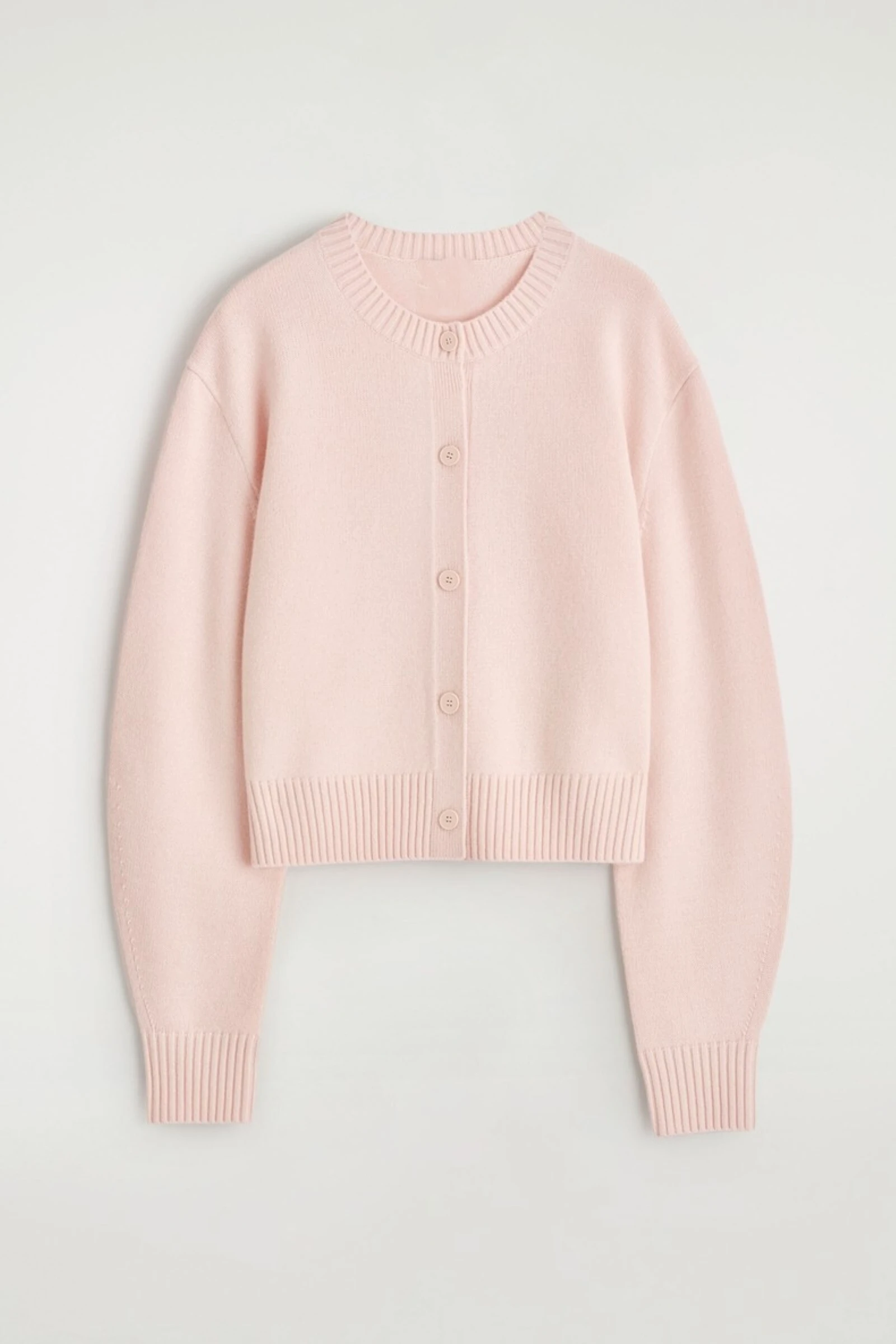 Ethereal MD 2025 cos نمط جديد للخريف للسيدات سترة محبوكة وردية غير رسمية وعصرية ذات طراز قياسي