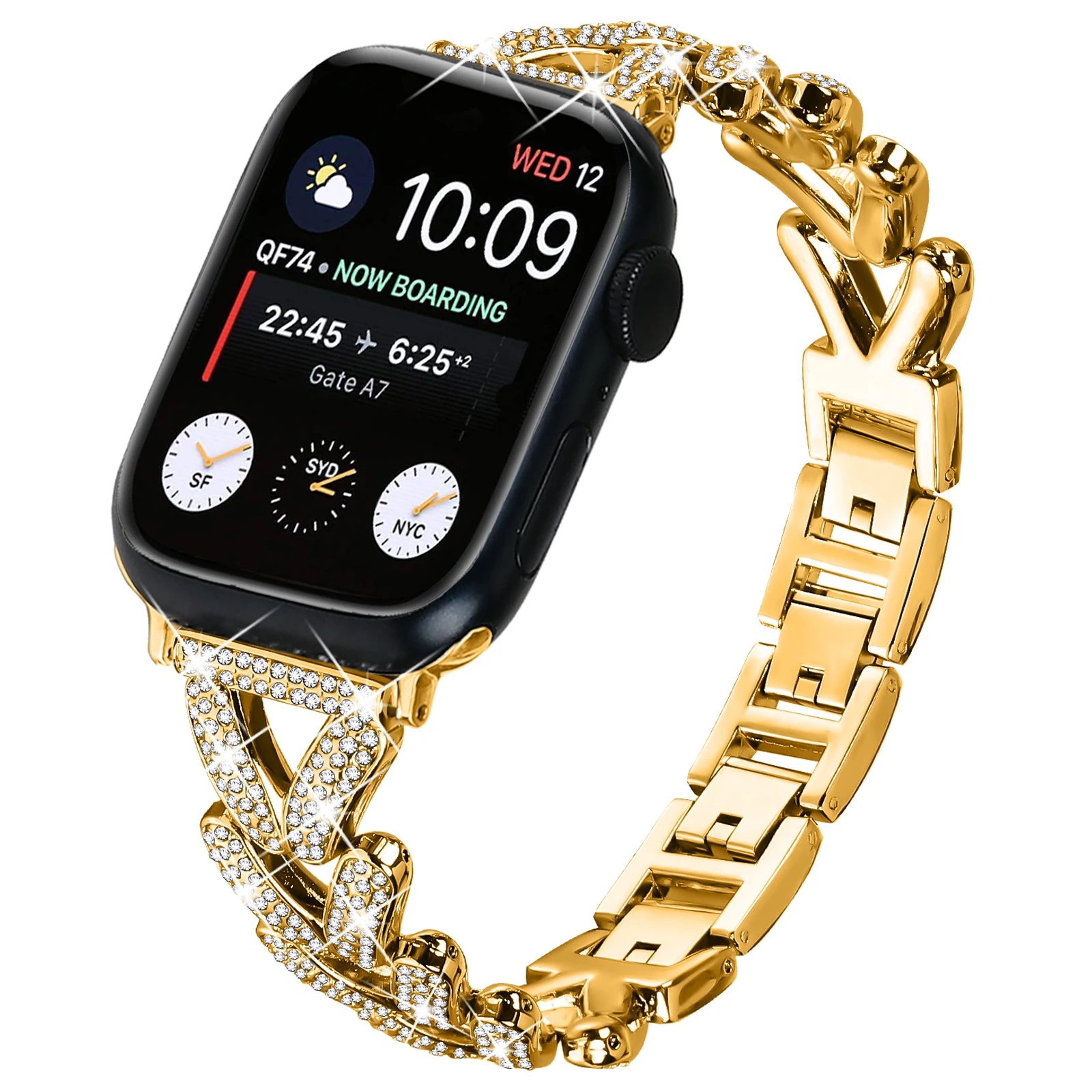 Apple Watch 10 46mm / Ultra 2 / Ultra 49mm / SE (2023) / (2022) / (2020) 6 5 4 44mm / 3 2 1用 亜鉛合金製時計バンド